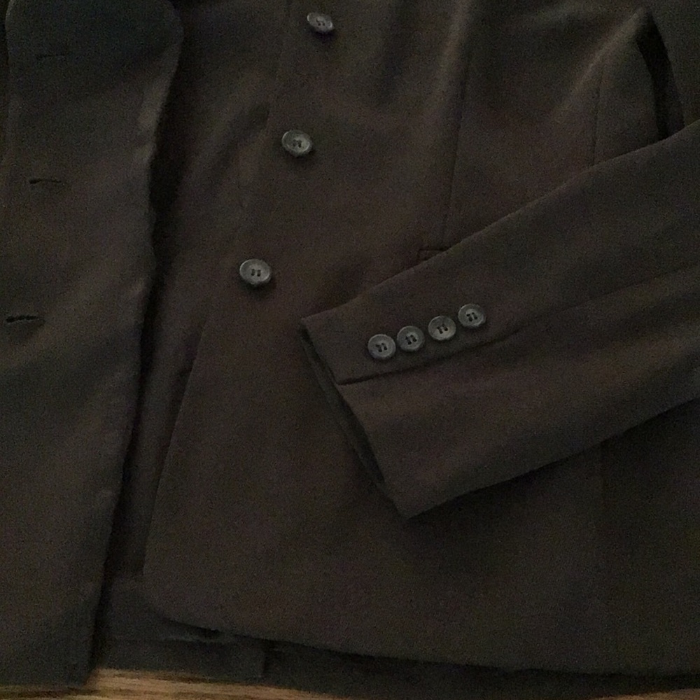 Charter Club Career Chocolate Brown Blazer, EUC - Picture 7 of 10
